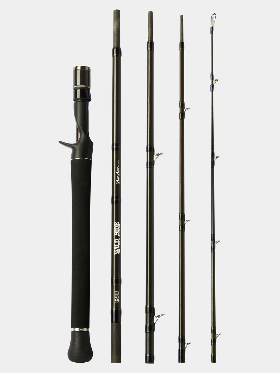 WILD SIDE 6’8” Big Bait Special Casting Rod (5 Piece) by Arundel Tackle